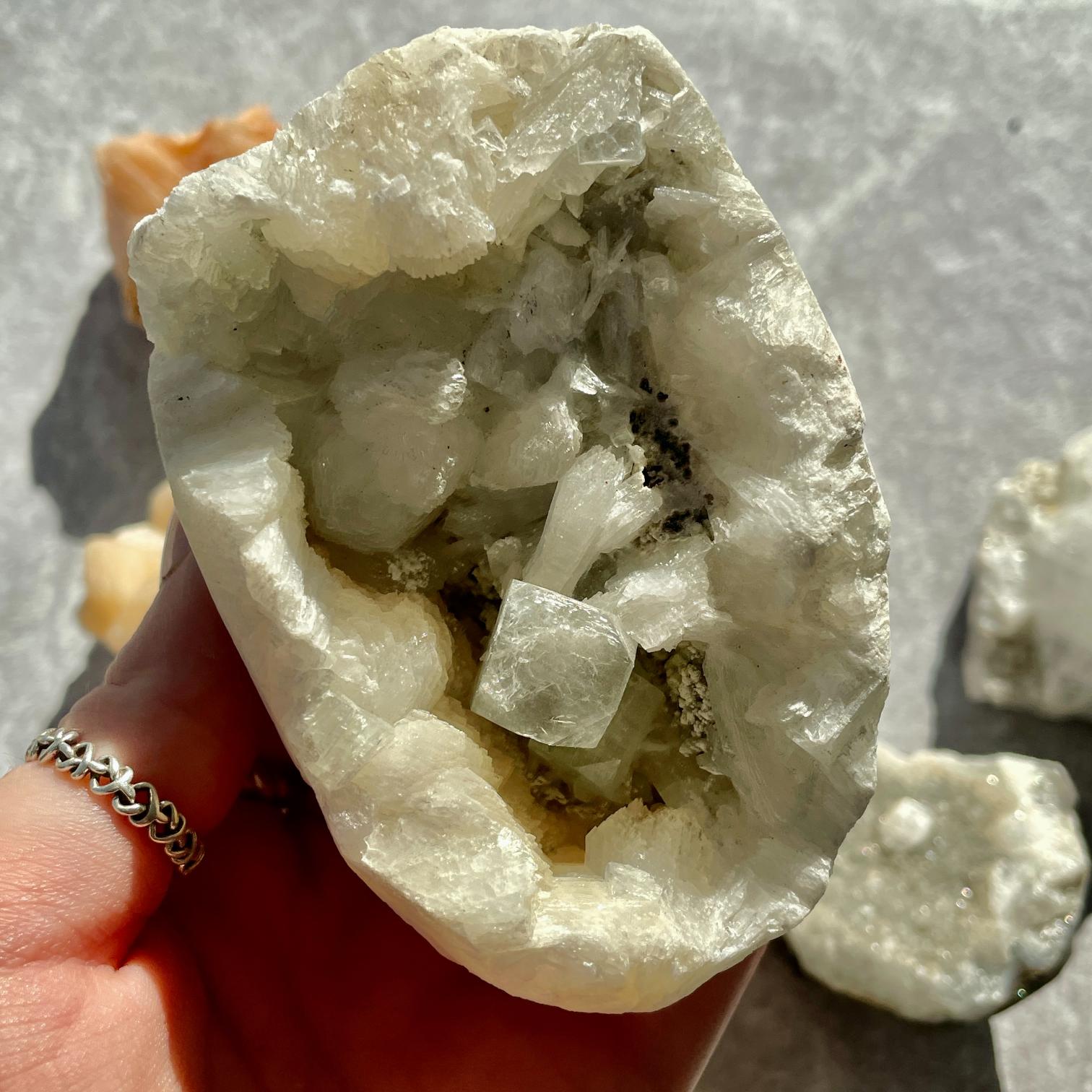 Apophyllite Cluster Box 10 Apophyllite Cluster Box 10